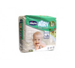 CHICCO PAÑALES AIRTY MIDI T3 4-9KG 21UDS