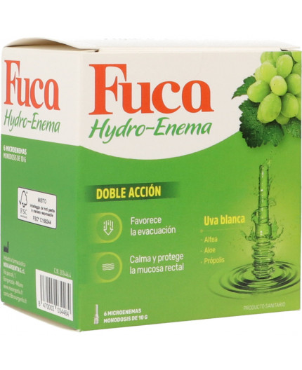 FUCA HYDRO-ENEMA DOBLE ACCION 6UDS