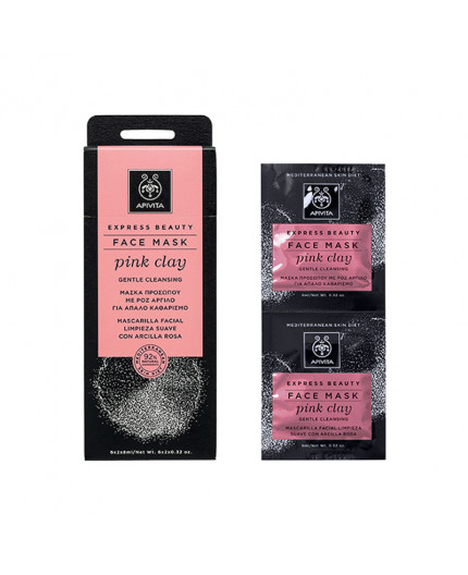 APIVITA EXPR. BEAUTY FACE MASK PINK CLAY